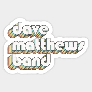 Dave Matthews Band / Rainbow Vintage Sticker